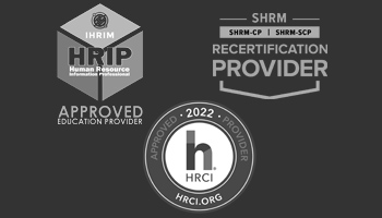 accrededation IHRIM, HRIP, HRPA, SHRM