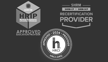 accrededation IHRIM, HRIP, HRPA, SHRM